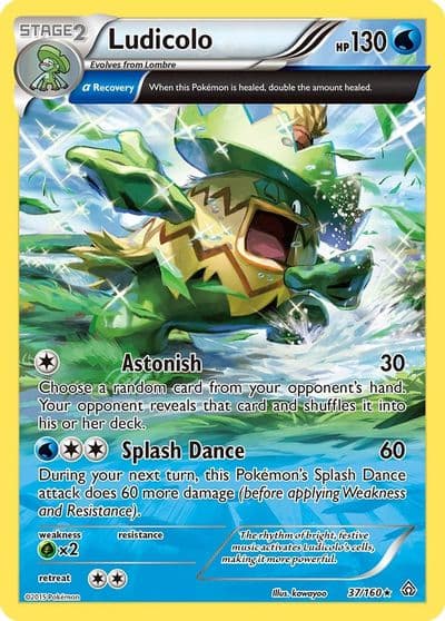 Ludicolo (Alpha) XY - Primal Clash Pokemon card