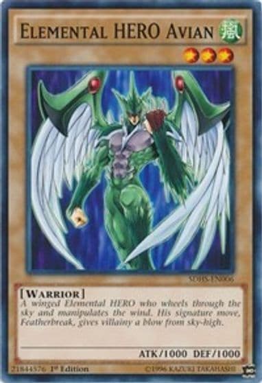 Elemental HERO Avian Structure Deck: HERO Strike Yu-Gi-Oh! card