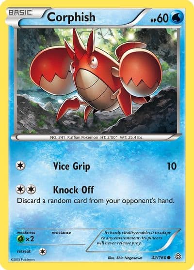 Corphish XY - Primal Clash Pokemon card