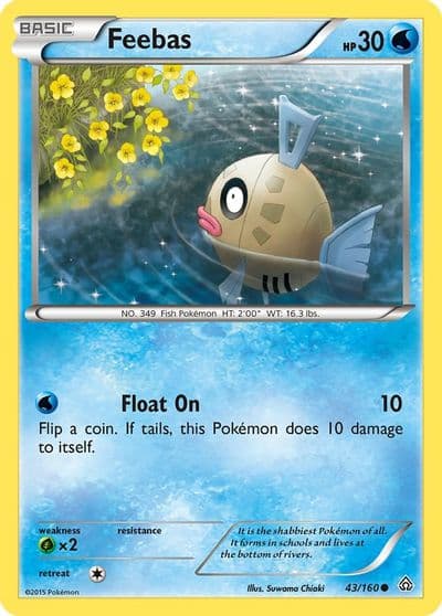 Feebas XY - Primal Clash Pokemon card