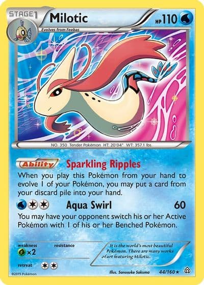Milotic XY - Primal Clash Pokemon card