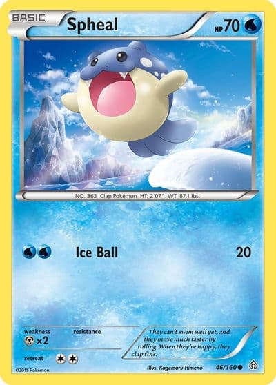 Spheal (46) XY - Primal Clash Pokemon card