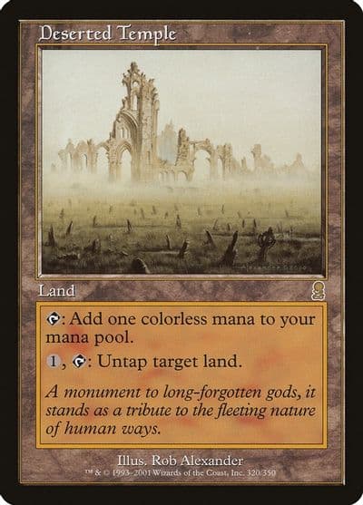 Deserted Temple Odyssey Magic card
