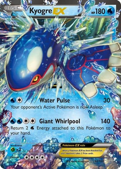 Kyogre EX XY - Primal Clash Pokemon card
