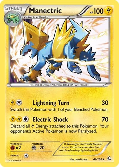 Manectric XY - Primal Clash Pokemon card