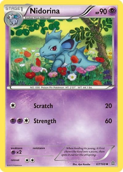 Nidorina XY - Primal Clash Pokemon card