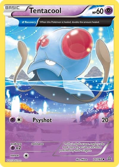 Tentacool (Alpha) XY - Primal Clash Pokemon card