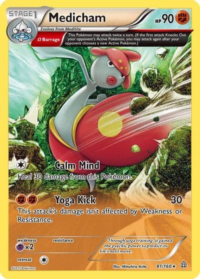 Medicham (Omega) XY - Primal Clash Pokemon card