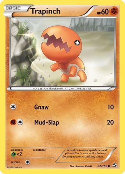 Trapinch XY - Primal Clash Pokemon card