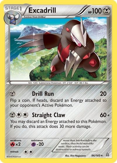 Excadrill XY - Primal Clash Pokemon card