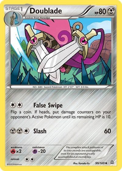 Doublade XY - Primal Clash Pokemon card