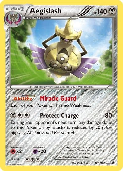 Aegislash XY - Primal Clash Pokemon card