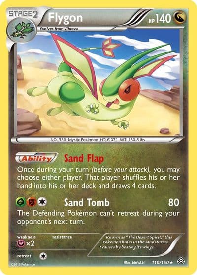 Flygon XY - Primal Clash Pokemon card