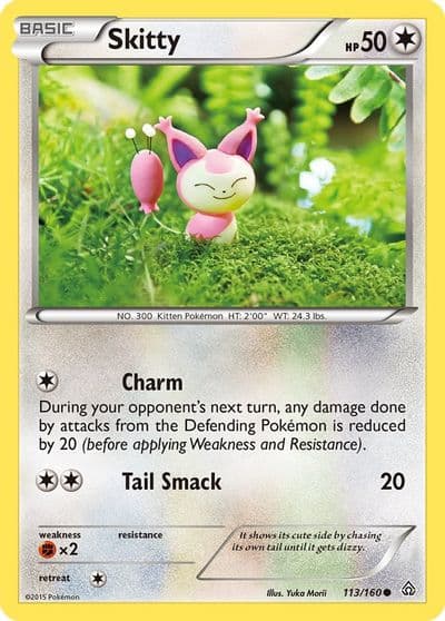 Skitty XY - Primal Clash Pokemon card