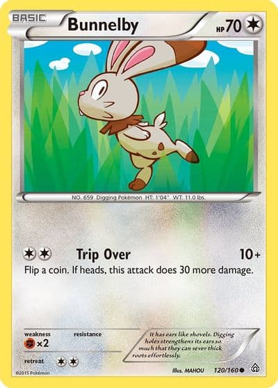 Bunnelby XY - Primal Clash Pokemon card