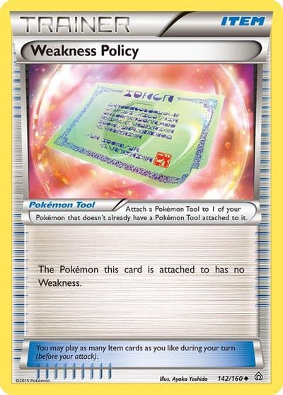 Weakness Policy XY - Primal Clash Pokemon card