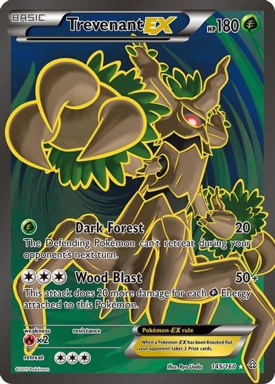 Trevenant EX (145 Full Art) XY - Primal Clash Pokemon card
