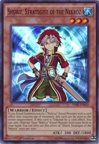Shurit Strategist of the Nekroz The Secret Forces Yu-Gi-Oh! card