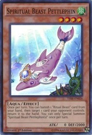 Spiritual Beast Pettlephin The Secret Forces Yu-Gi-Oh! card