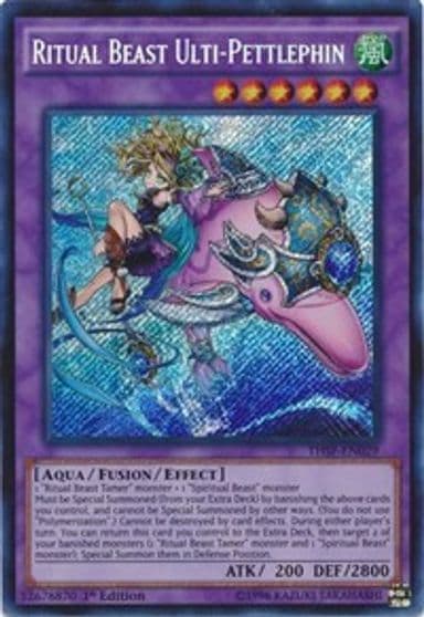 Ritual Beast Ulti Pettlephin The Secret Forces Yu-Gi-Oh! card