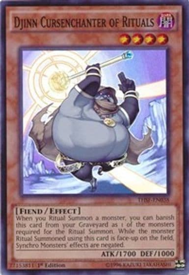 Djinn Cursenchanter of Rituals The Secret Forces Yu-Gi-Oh! card