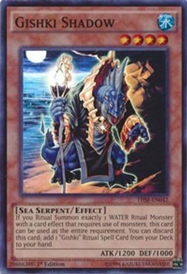 Gishki Shadow The Secret Forces Yu-Gi-Oh! card