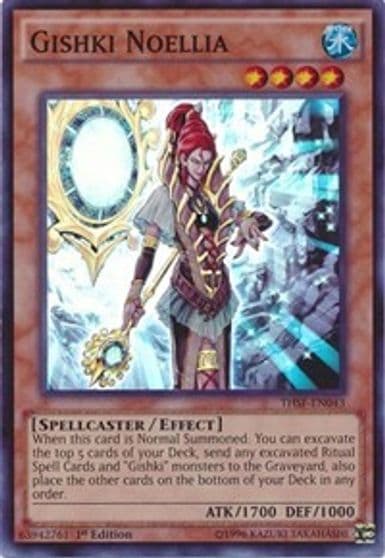 Gishki Noellia The Secret Forces Yu-Gi-Oh! card