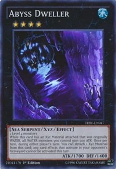 Abyss Dweller The Secret Forces Yu-Gi-Oh! card
