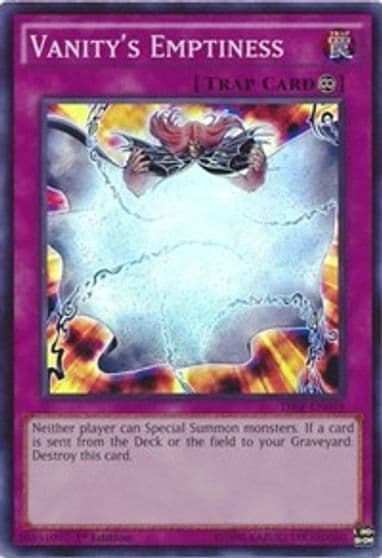 Vanitys Emptiness The Secret Forces Yu-Gi-Oh! card