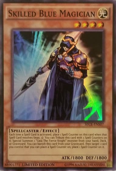 Skilled Blue Magician SE Secrets of Eternity Yu-Gi-Oh! card