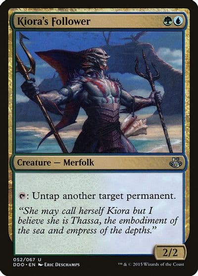 Kioras Follower Duel Decks: Elspeth vs. Kiora Magic card
