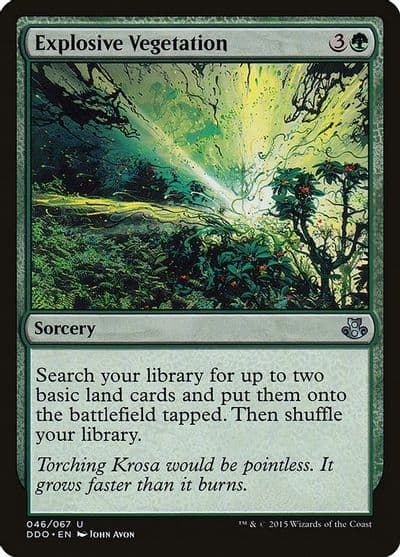 Explosive Vegetation Duel Decks: Elspeth vs. Kiora Magic card