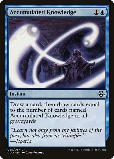 Accumulated Knowledge Duel Decks: Elspeth vs. Kiora Magic card