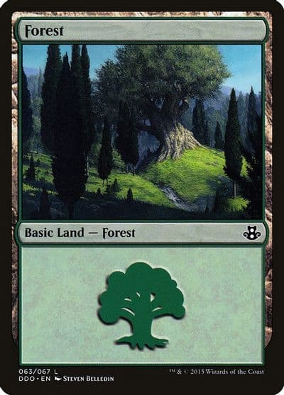 Forest 063 Duel Decks: Elspeth vs. Kiora Magic card