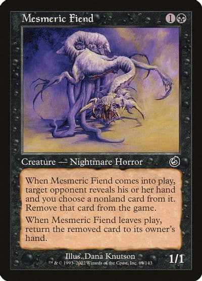 Mesmeric Fiend Torment Magic card