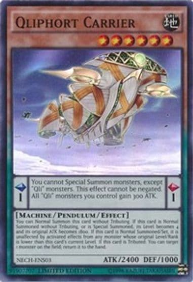 Qliphort Carrier SE The New Challengers Yu-Gi-Oh! card