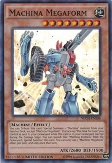Machina Megaform SE The New Challengers Yu-Gi-Oh! card