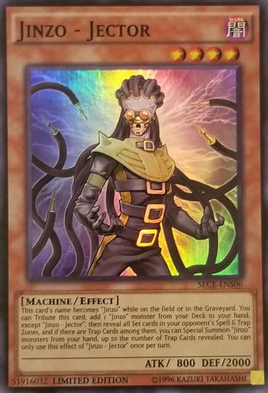 Jinzo Jector SE Secrets of Eternity Yu-Gi-Oh! card