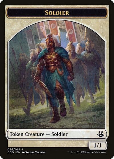 Soldier Token Duel Decks: Elspeth vs. Kiora Magic card