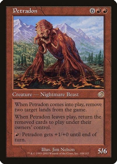 Petradon Torment Magic card