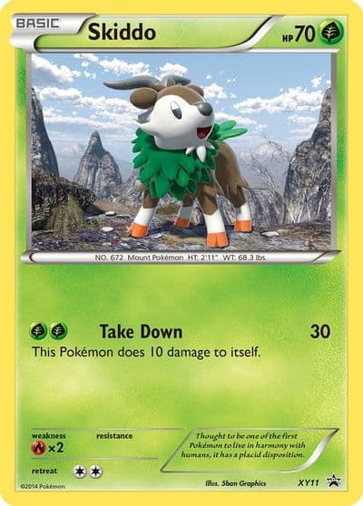 Skiddo - XY11 XY Promos Pokemon card