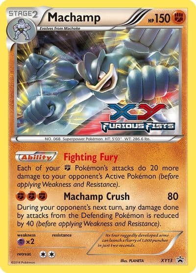 Machamp - XY13 (Prerelease) XY Promos Pokemon card