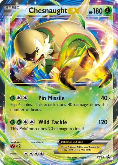Chesnaught EX - XY18 XY Promos Pokemon card