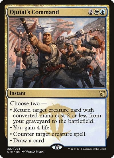 Ojutais Command Dragons of Tarkir Magic card