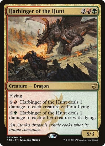 Harbinger of the Hunt Dragons of Tarkir Magic card