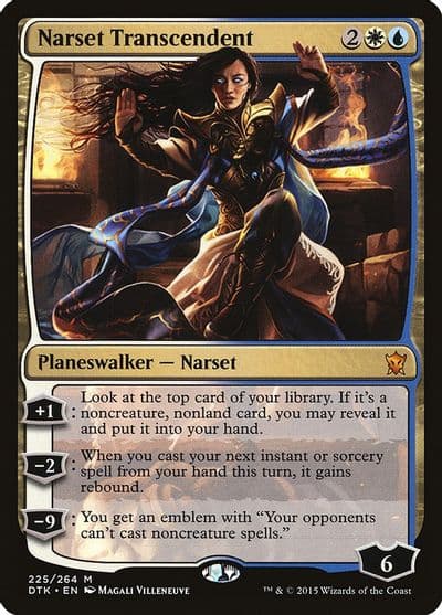 Narset Transcendent Dragons of Tarkir Magic card