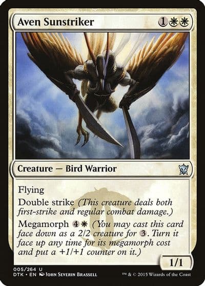 Aven Sunstriker Dragons of Tarkir Magic card