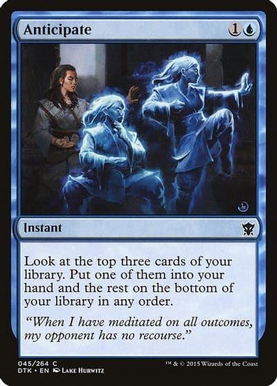 Anticipate Dragons of Tarkir Magic card