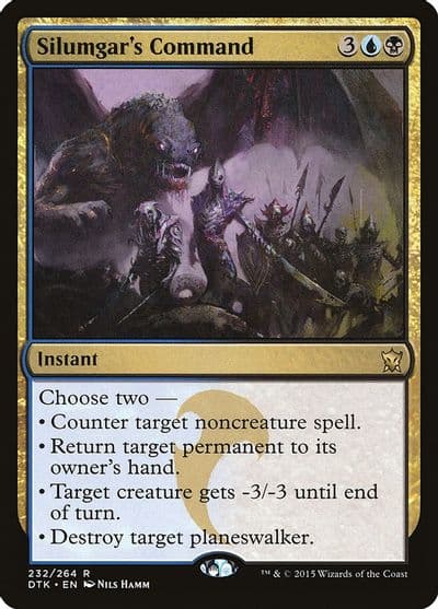 Silumgars Command Dragons of Tarkir Magic card