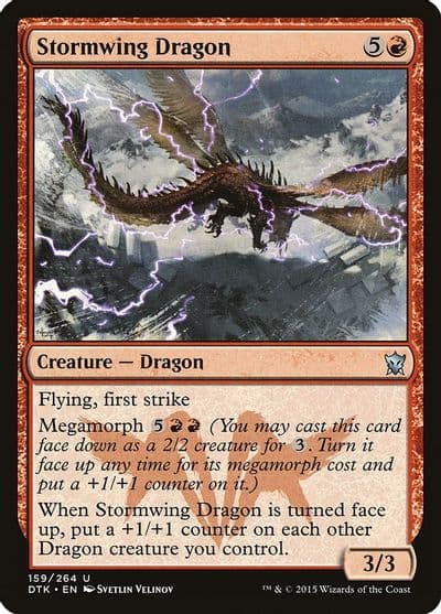 Stormwing Dragon Dragons of Tarkir Magic card